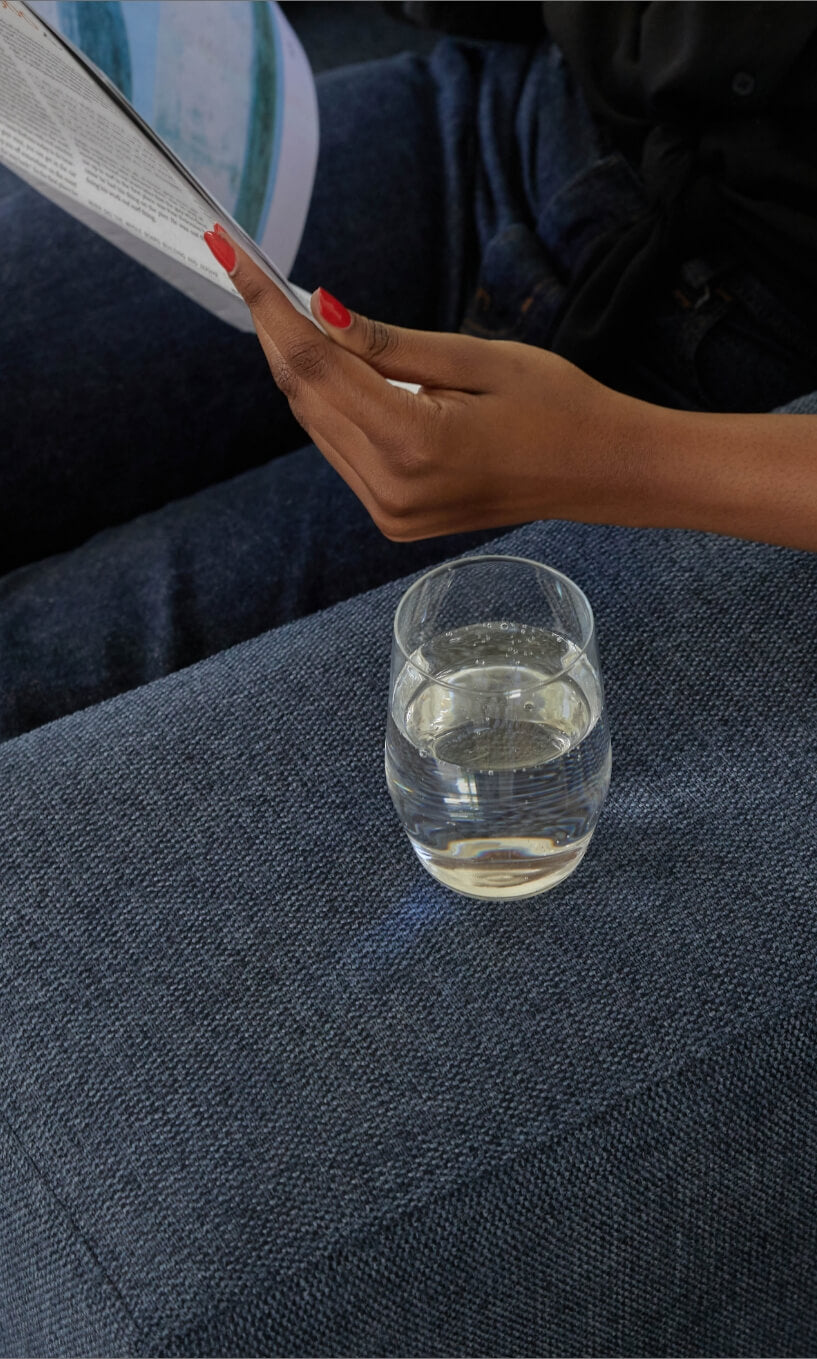 The Floyd Three-Piece Form Sectional in lifestyle shot